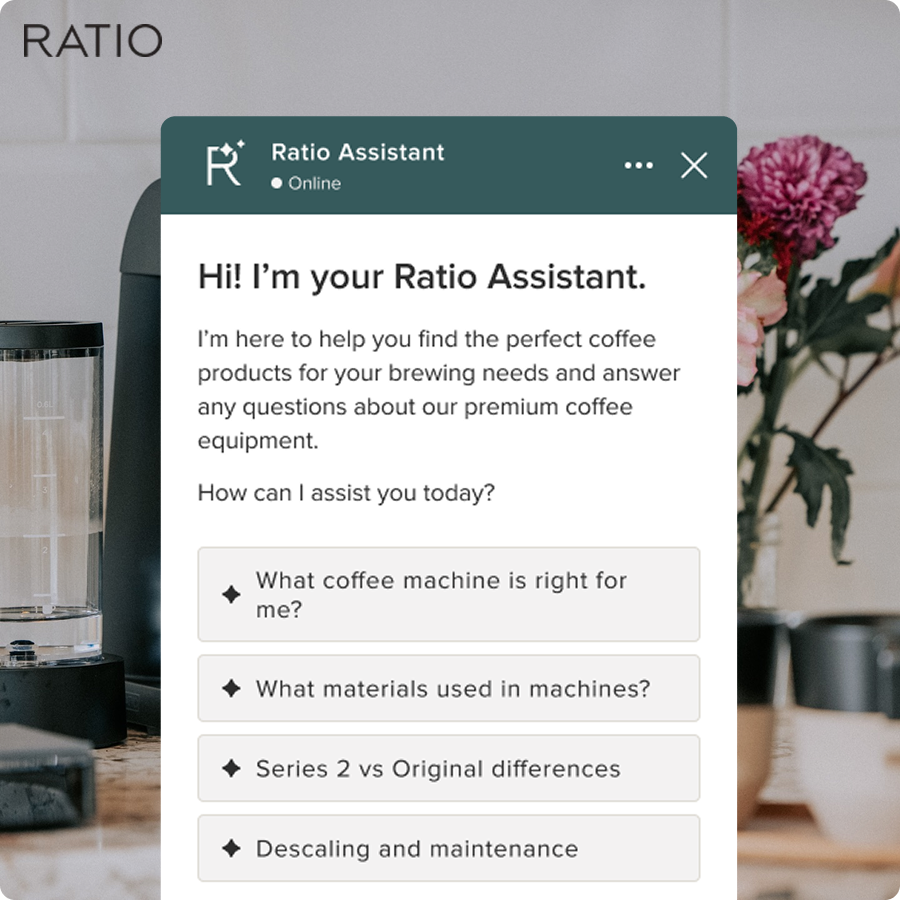 Ratio Coffee demo
